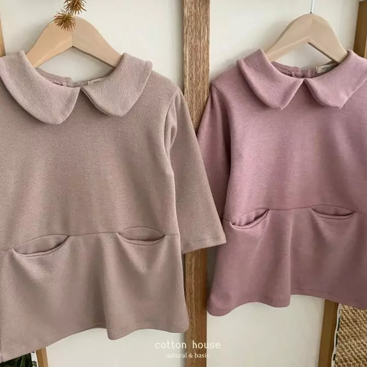 Cotton House - Korean Children Fashion - #childofig - Collar One-piece - 2