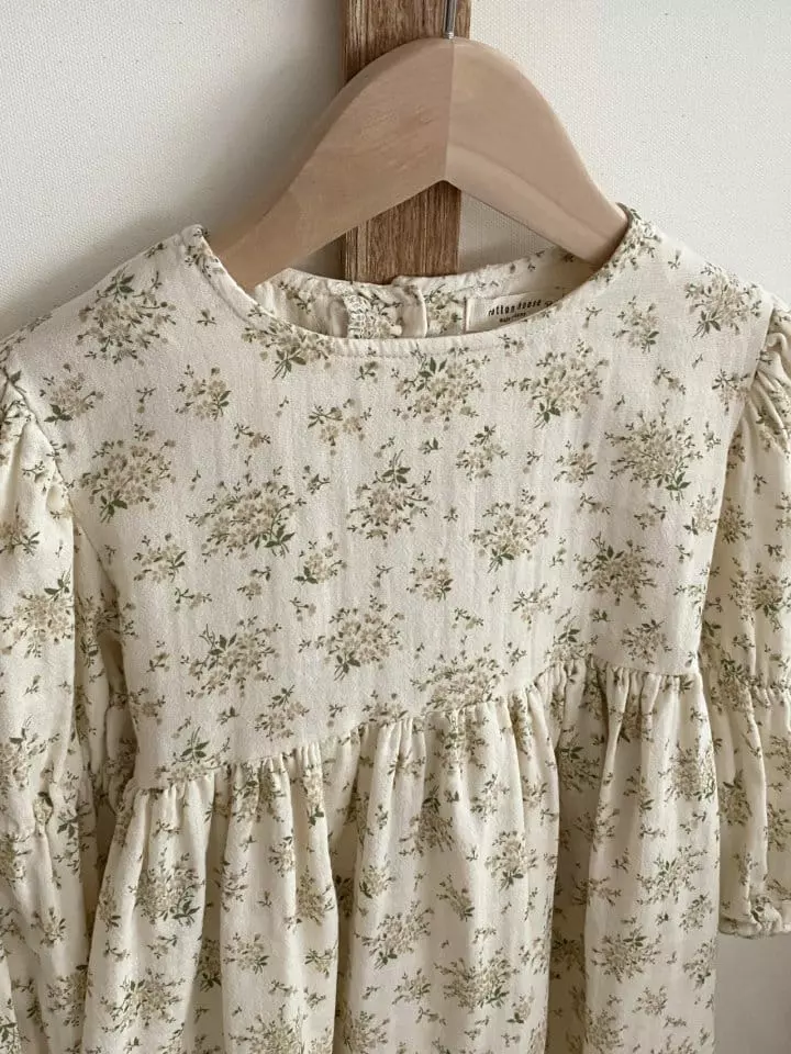 Cotton House - Korean Children Fashion - #childofig - Lace Ribbon One-piece - 8