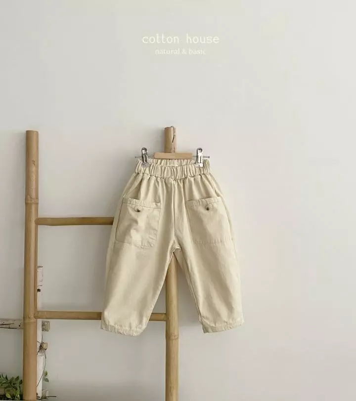 Cotton House - Korean Children Fashion - #childrensboutique - Pocket Bng Pants - 2