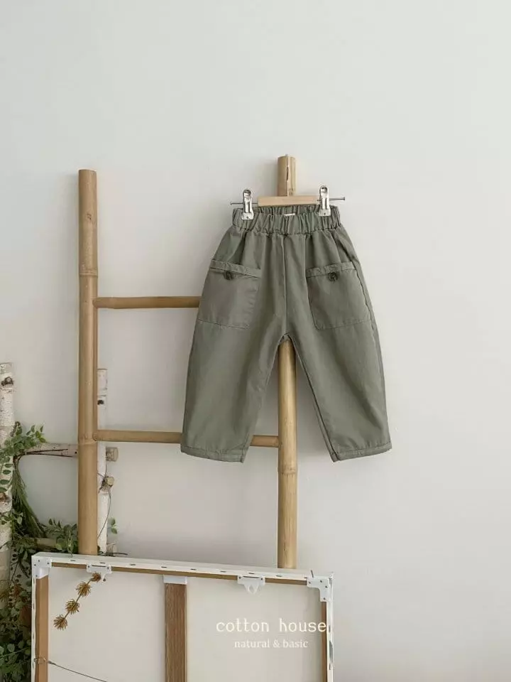 Cotton House - Korean Children Fashion - #designkidswear - Pocket Bng Pants - 3