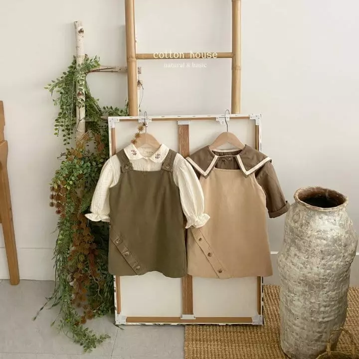 Cotton House - Korean Children Fashion - #discoveringself - Sasun Dungarees One-piece - 9