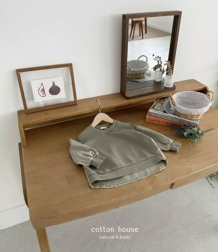 Cotton House - Korean Children Fashion - #discoveringself - Pigment Color Sweatshirt - 8