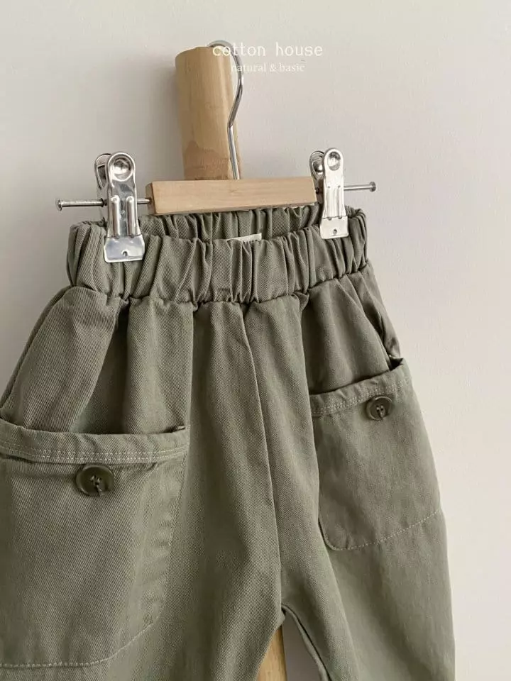 Cotton House - Korean Children Fashion - #fashionkids - Pocket Bng Pants - 5