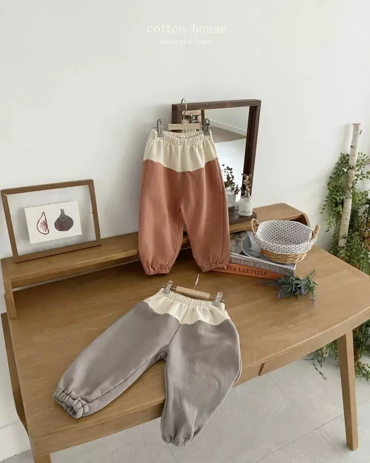 Cotton House - Korean Children Fashion - #discoveringself - Color Terry Pants - 4