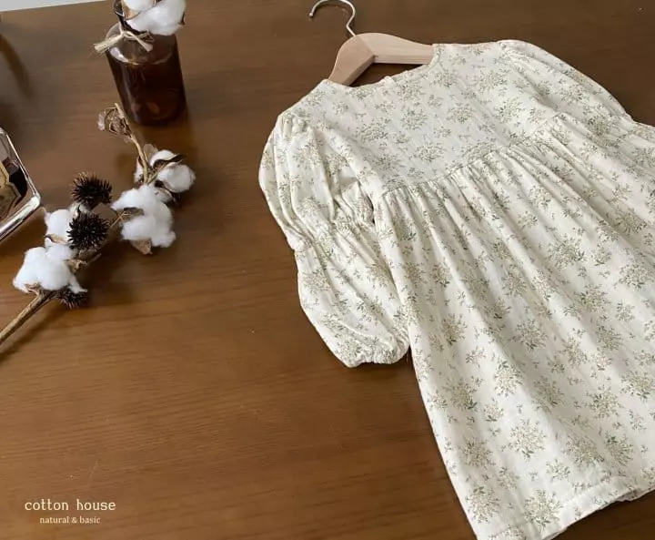 Cotton House - Korean Children Fashion - #fashionkids - Lace Ribbon One-piece - 12