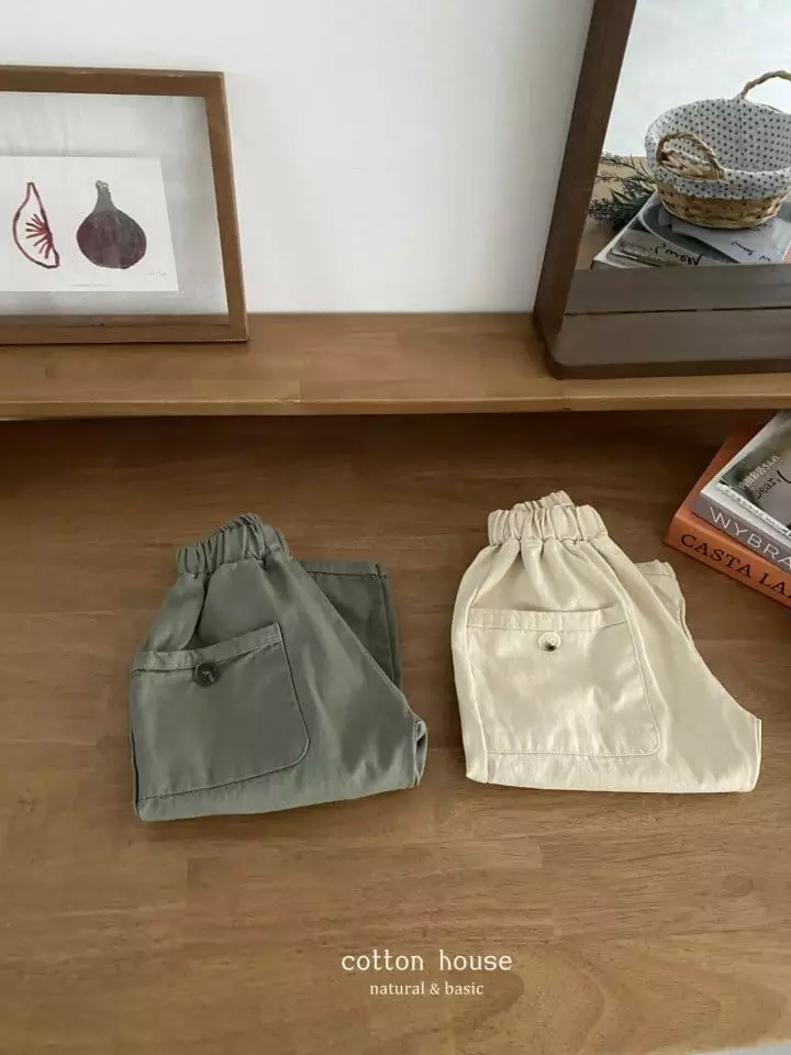Cotton House - Korean Children Fashion - #kidsshorts - Pocket Bng Pants - 6