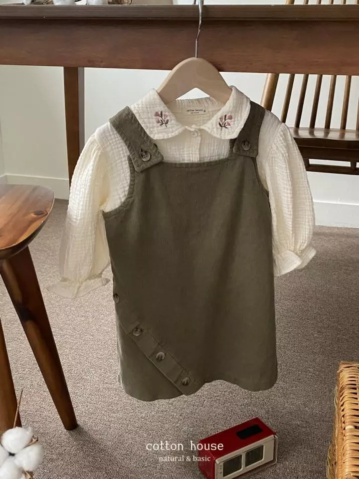 Cotton House - Korean Children Fashion - #kidsshorts - Sasun Dungarees One-piece - 11