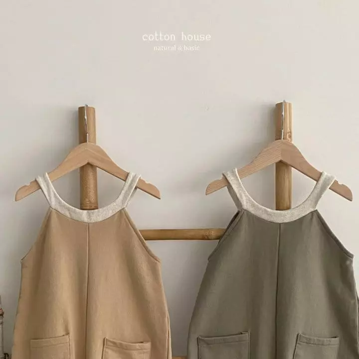 Cotton House - Korean Children Fashion - #kidsshorts - Color Jumpsuit