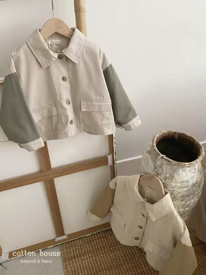 Cotton House - Korean Children Fashion - #kidsstore - Color Jacket - 10