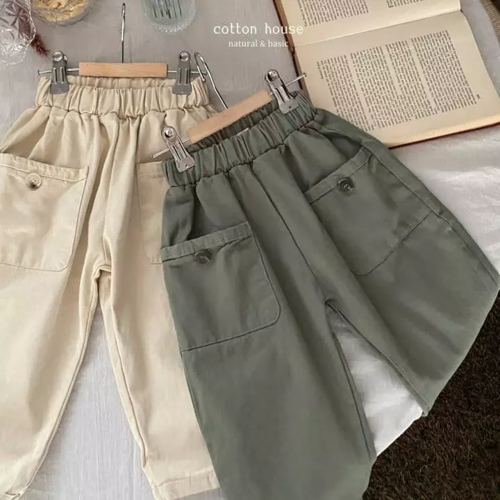 Cotton House - Korean Children Fashion - #kidsstore - Pocket Bng Pants - 7