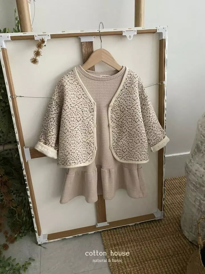 Cotton House - Korean Children Fashion - #kidsshorts - Flower Cardigan - 4