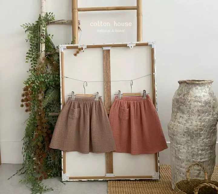 Cotton House - Korean Children Fashion - #kidsstore - Yoru Pocket Skirt - 4