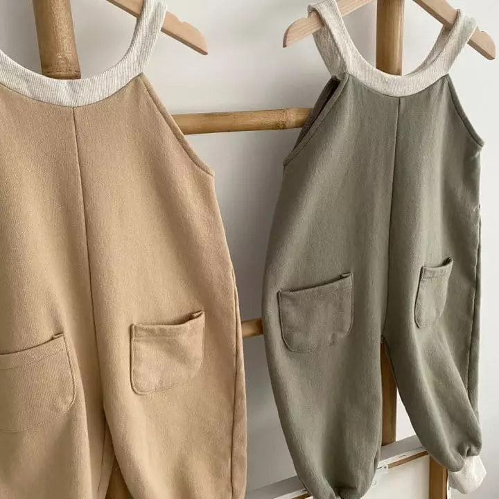 Cotton House - Korean Children Fashion - #kidzfashiontrend - Color Jumpsuit - 3
