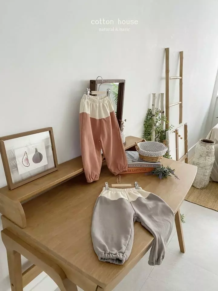 Cotton House - Korean Children Fashion - #littlefashionista - Color Terry Pants - 9