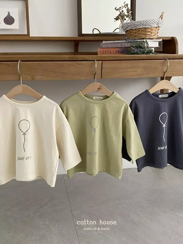 Cotton House - Korean Children Fashion - #littlefashionista - Balloon Tee - 2