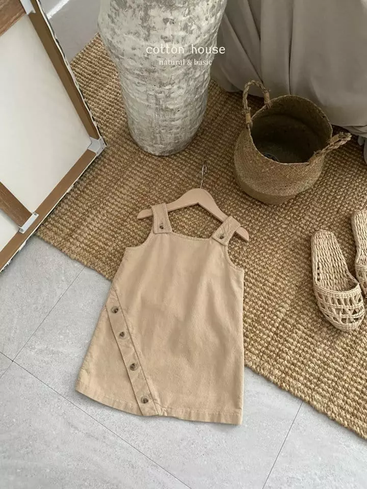 Cotton House - Korean Children Fashion - #magicofchildhood - Sasun Dungarees One-piece - 2