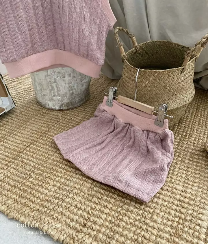Cotton House - Korean Children Fashion - #magicofchildhood - Knit Vest Two Piece - 10