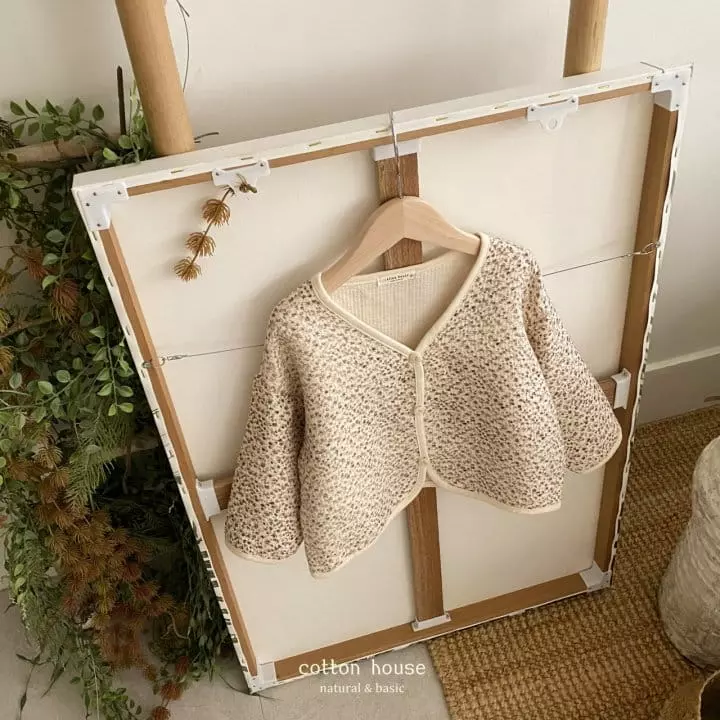 Cotton House - Korean Children Fashion - #magicofchildhood - Flower Cardigan - 8