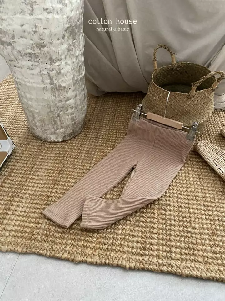 Cotton House - Korean Children Fashion - #littlefashionista - Rib Leggings - 4