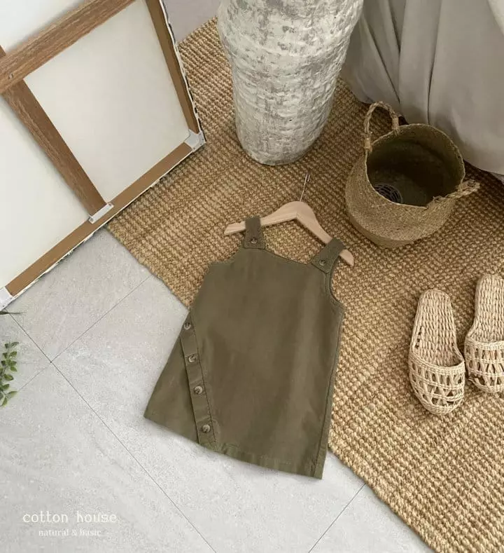 Cotton House - Korean Children Fashion - #minifashionista - Sasun Dungarees One-piece - 3