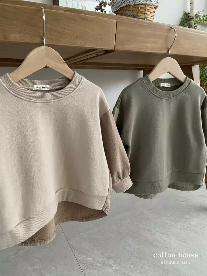 Cotton House - Korean Children Fashion - #minifashionista - Pigment Color Sweatshirt - 2
