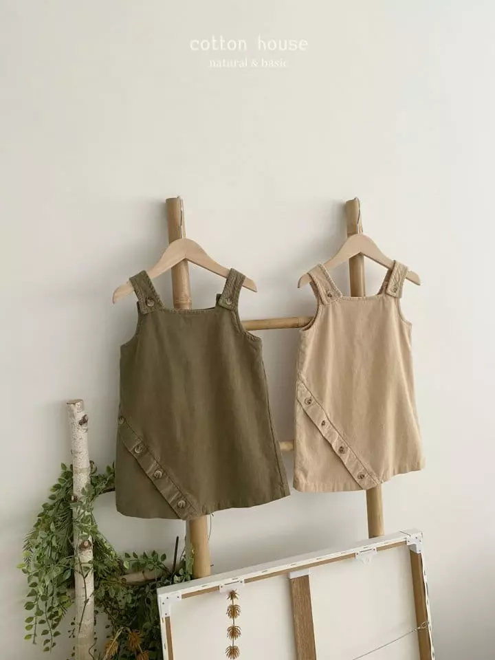Cotton House - Korean Children Fashion - #minifashionista - Sasun Dungarees One-piece - 4
