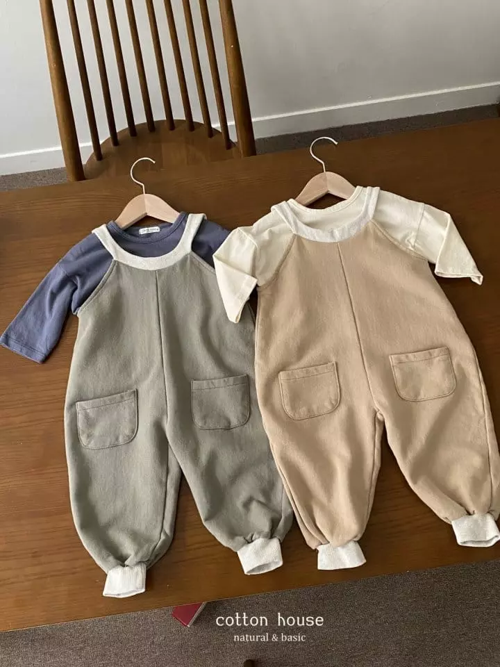 Cotton House - Korean Children Fashion - #prettylittlegirls - Color Jumpsuit - 8