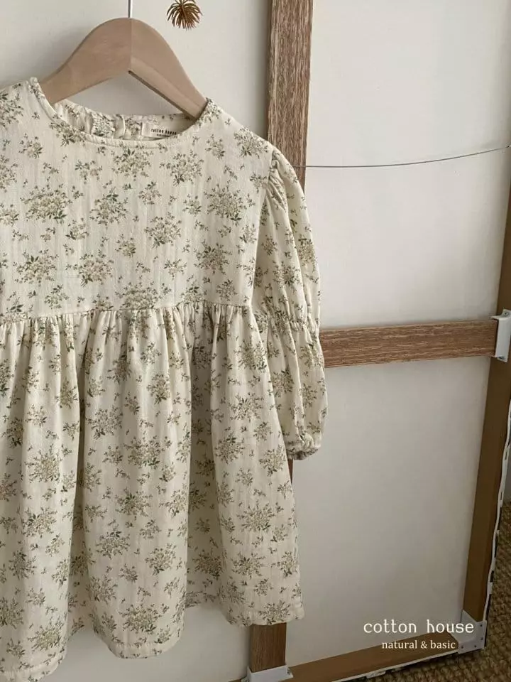 Cotton House - Korean Children Fashion - #minifashionista - Lace Ribbon One-piece - 4