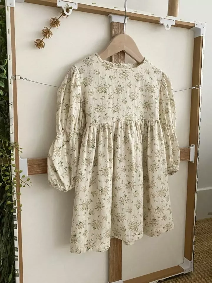 Cotton House - Korean Children Fashion - #stylishchildhood - Lace Ribbon One-piece - 7