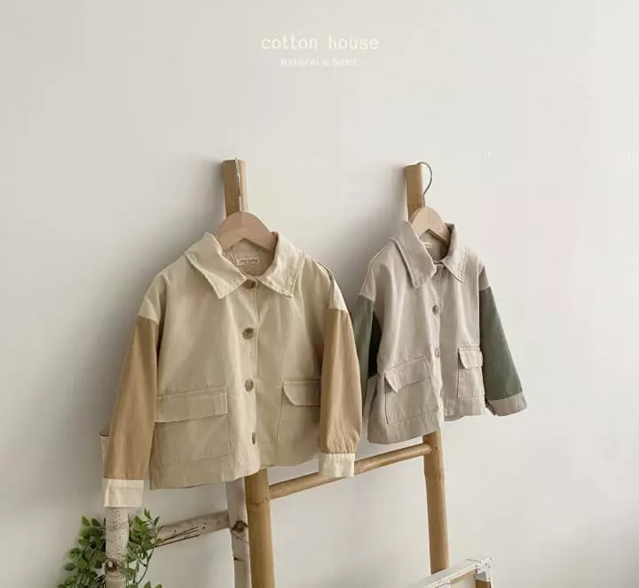 Cotton House - Korean Children Fashion - #todddlerfashion - Color Jacket