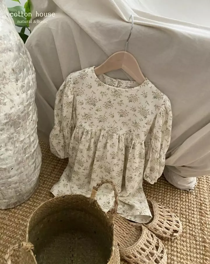 Cotton House - Korean Children Fashion - #todddlerfashion - Lace Ribbon One-piece - 5