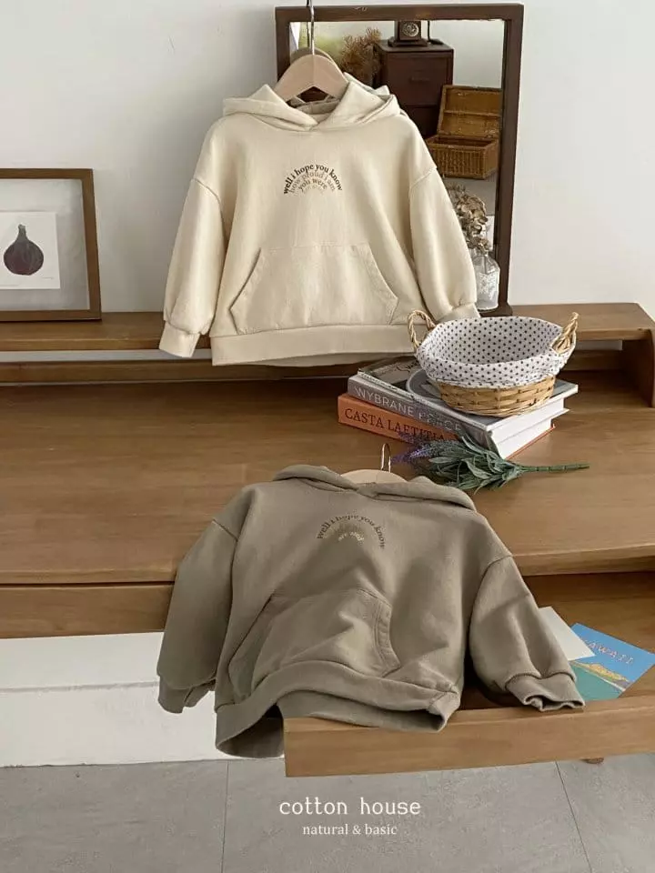 Cotton House - Korean Children Fashion - #toddlerclothing - U Know Hoody Tee