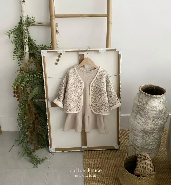 Cotton House - Korean Children Fashion - #toddlerclothing - Flower Cardigan - 12