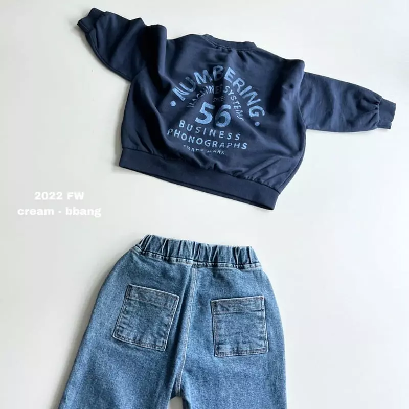 Cream Bbang - Korean Children Fashion - #Kfashion4kids - Numbering Sweatshirt - 6