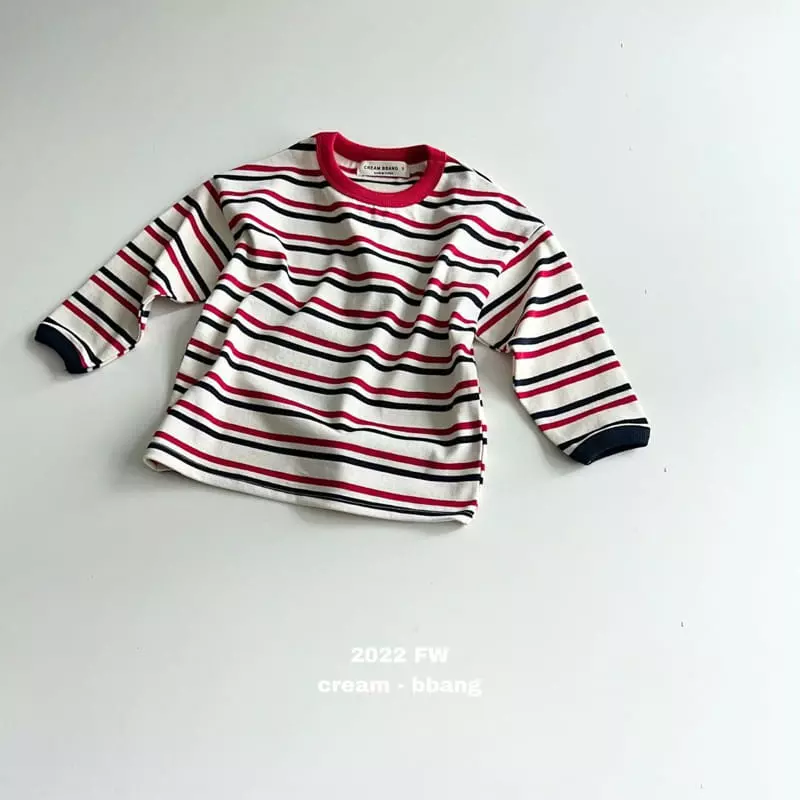 Cream Bbang - Korean Children Fashion - #Kfashion4kids - Barrier Stripes Tee - 7