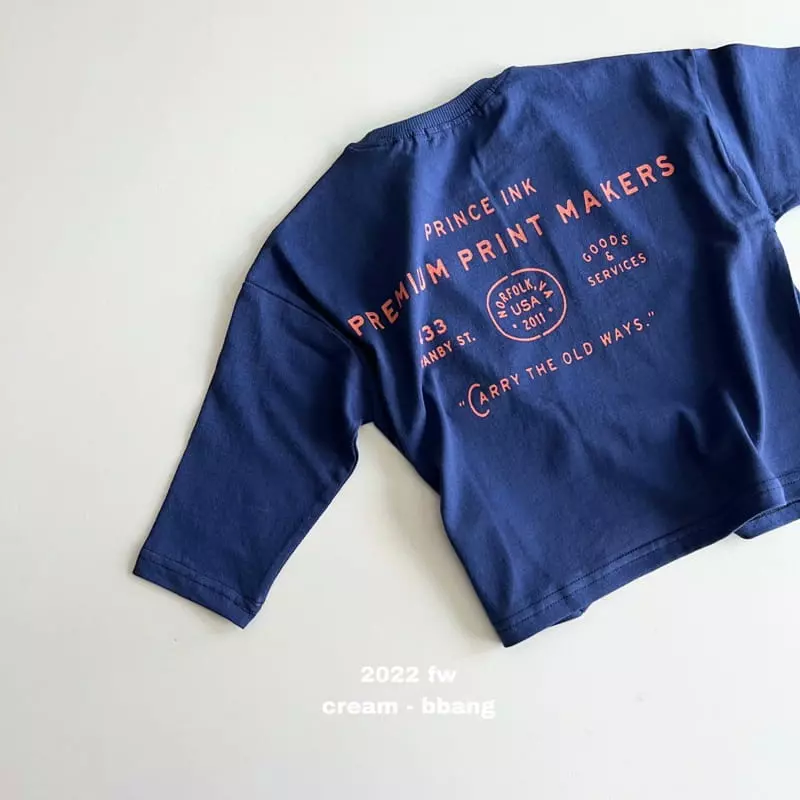 Cream Bbang - Korean Children Fashion - #designkidswear - Prince Paint Tee - 5