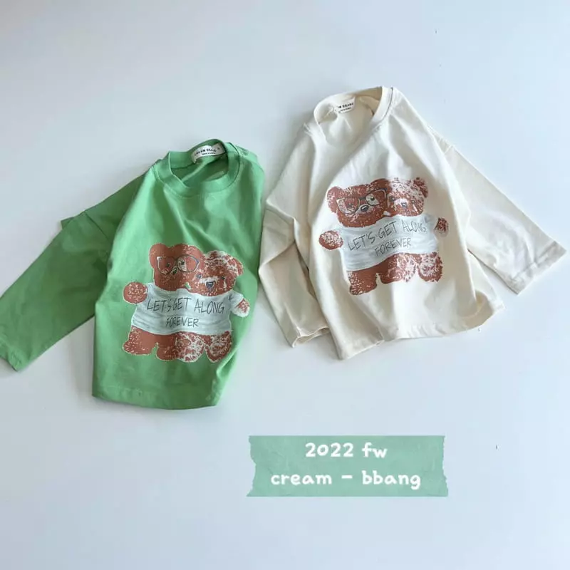 Cream Bbang - Korean Children Fashion - #designkidswear - Forever Single Tee - 3