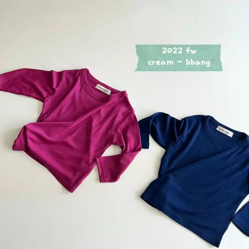 Cream Bbang - Korean Children Fashion - #designkidswear - Ella Knit Tee - 2