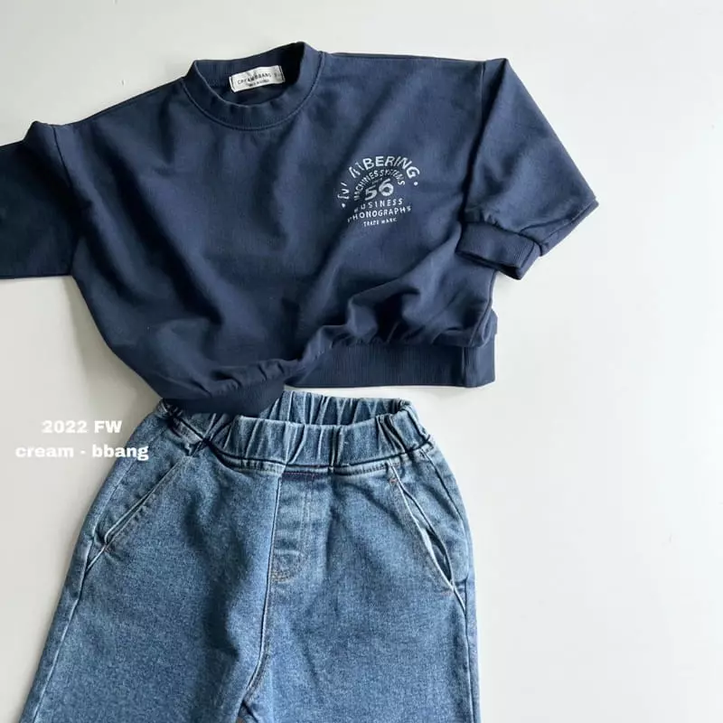 Cream Bbang - Korean Children Fashion - #discoveringself - Striaght Jeans - 5