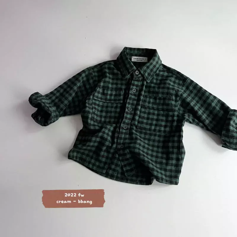 Cream Bbang - Korean Children Fashion - #discoveringself - Basic Fleece Check Shirt - 11