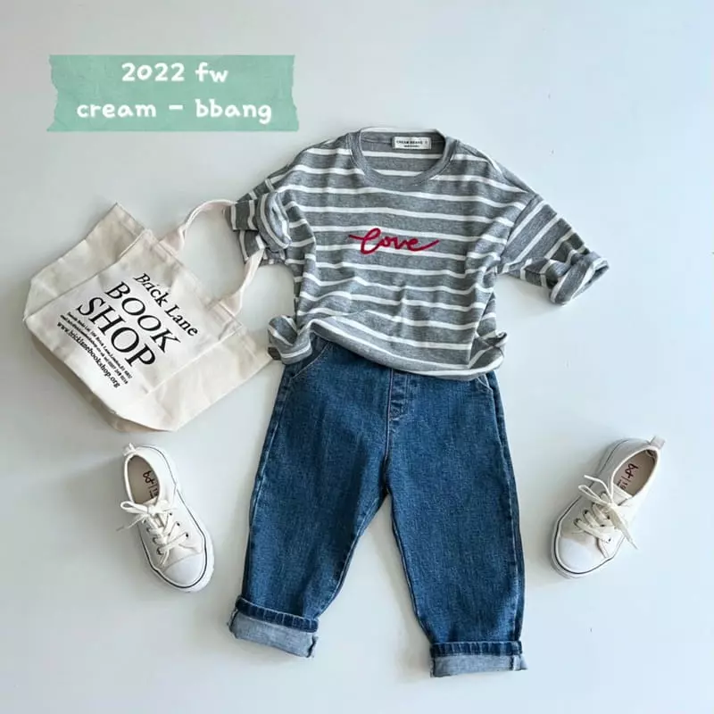 Cream Bbang - Korean Children Fashion - #discoveringself - Celen Stripes Tee - 8