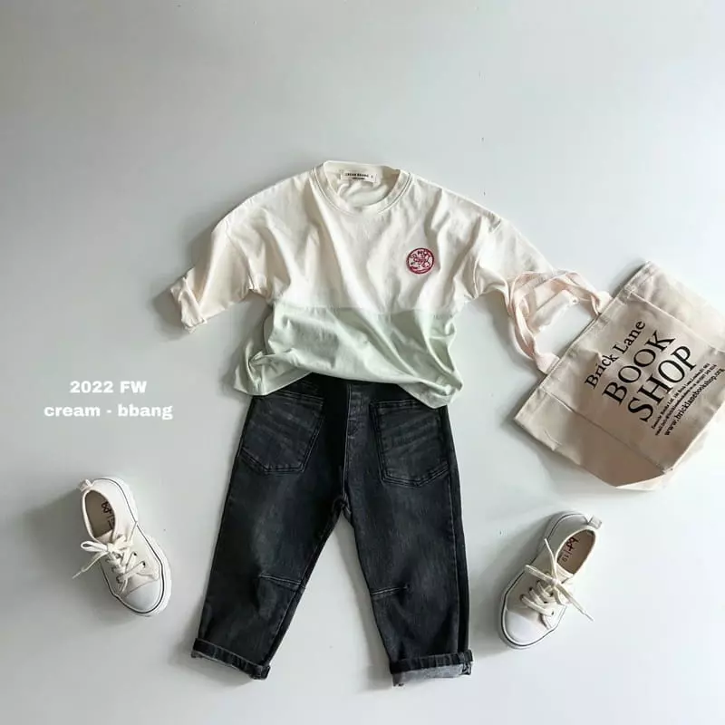 Cream Bbang - Korean Children Fashion - #designkidswear - Slit Wapen Tee - 4