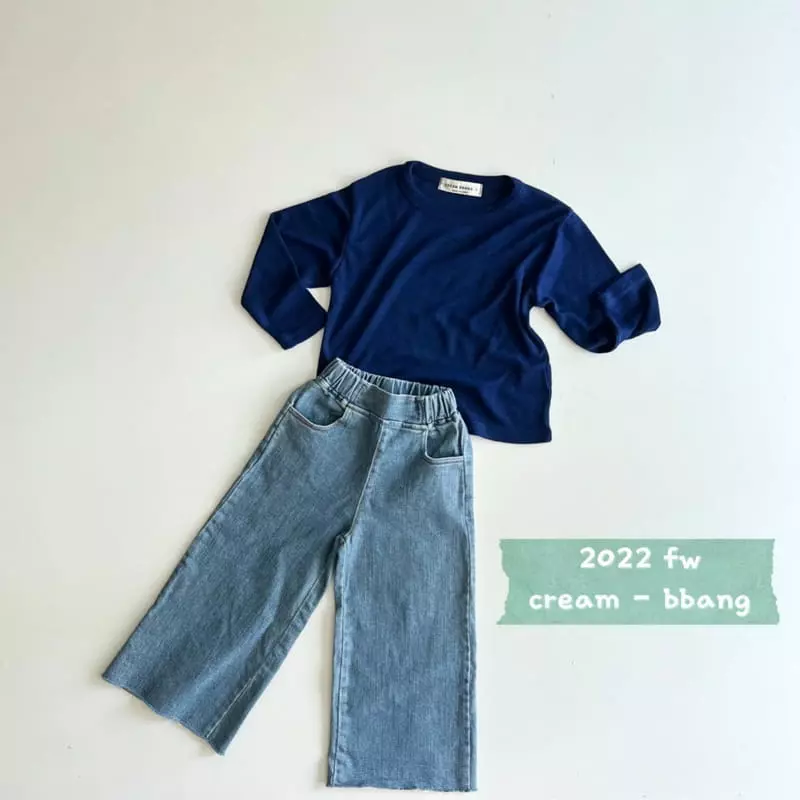 Cream Bbang - Korean Children Fashion - #discoveringself - Ella Knit Tee - 3