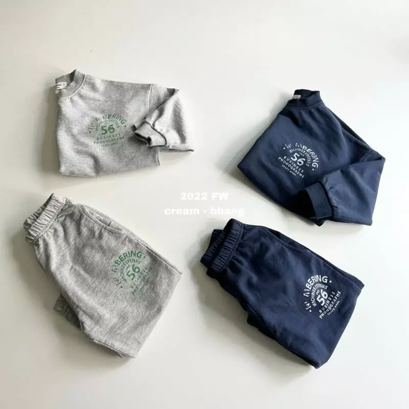 Cream Bbang - Korean Children Fashion - #fashionkids - Numbering Sweatshirt - 2