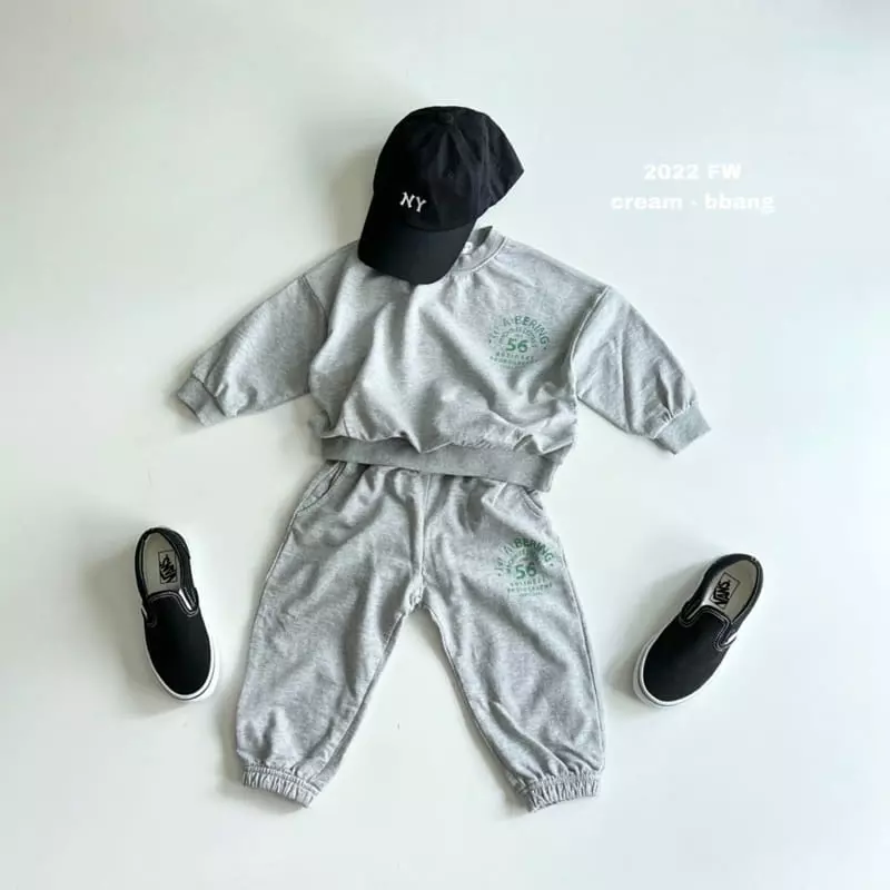 Cream Bbang - Korean Children Fashion - #fashionkids - Numbering Pants - 4