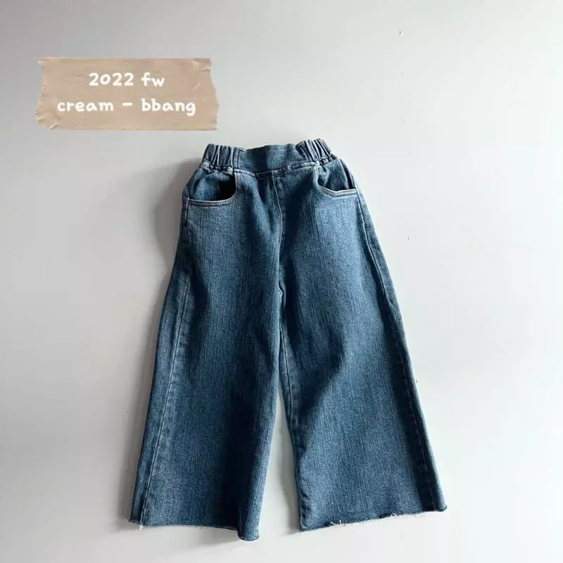 Cream Bbang - Korean Children Fashion - #kidsshorts - Berry Jeans