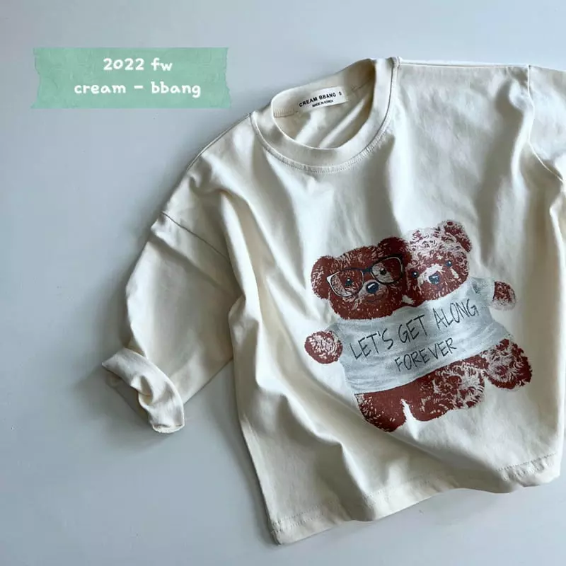 Cream Bbang - Korean Children Fashion - #kidsstore - Forever Single Tee - 7