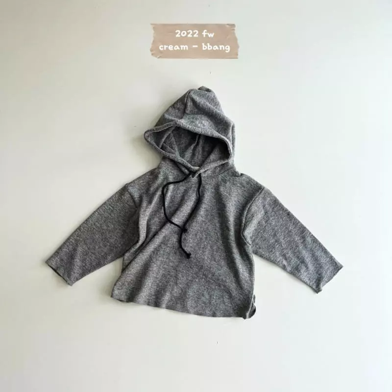 Cream Bbang - Korean Children Fashion - #kidsstore - Pop Soft Hoody Tee - 12