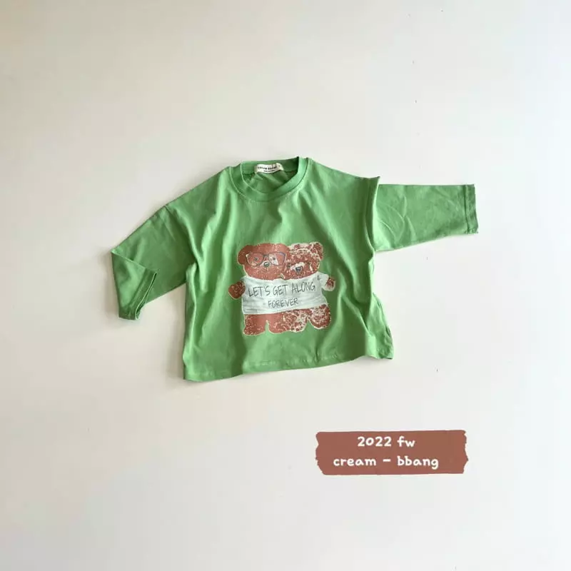 Cream Bbang - Korean Children Fashion - #littlefashionista - Forever Single Tee - 10