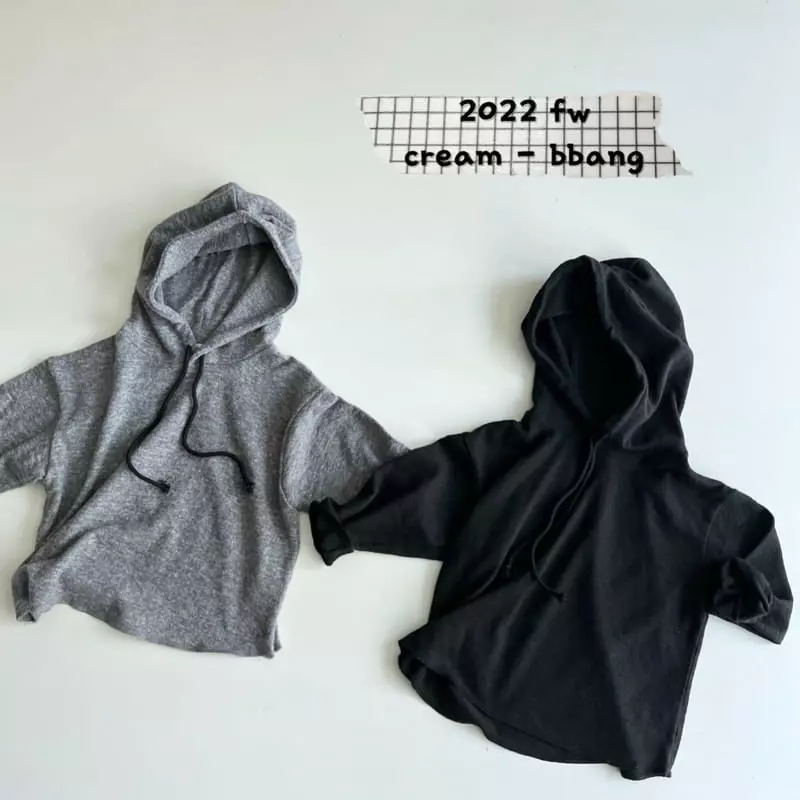 Cream Bbang - Korean Children Fashion - #littlefashionista - Pop Soft Hoody Tee